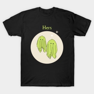 Hers Ghost Couple style 3 T-Shirt